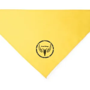 PAÑUELO TRIANGULAR ROAD WINGS “LEMON”