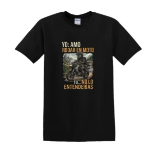 CAMISETAS ROAD ALGODÓN ALTA CALIDAD “SERIE CARICATURA-YO AMO RODAR”